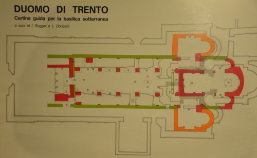 Pianta della basilica paleocristiana